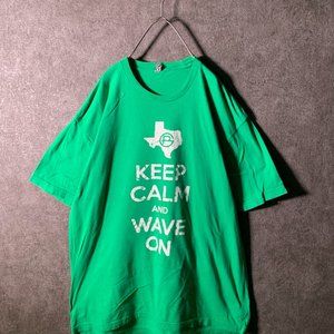 Vintage Print T-shirt With Large Silhouette